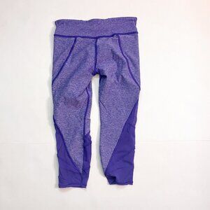 Ivivva Cropped Purple Leggings, Size 12